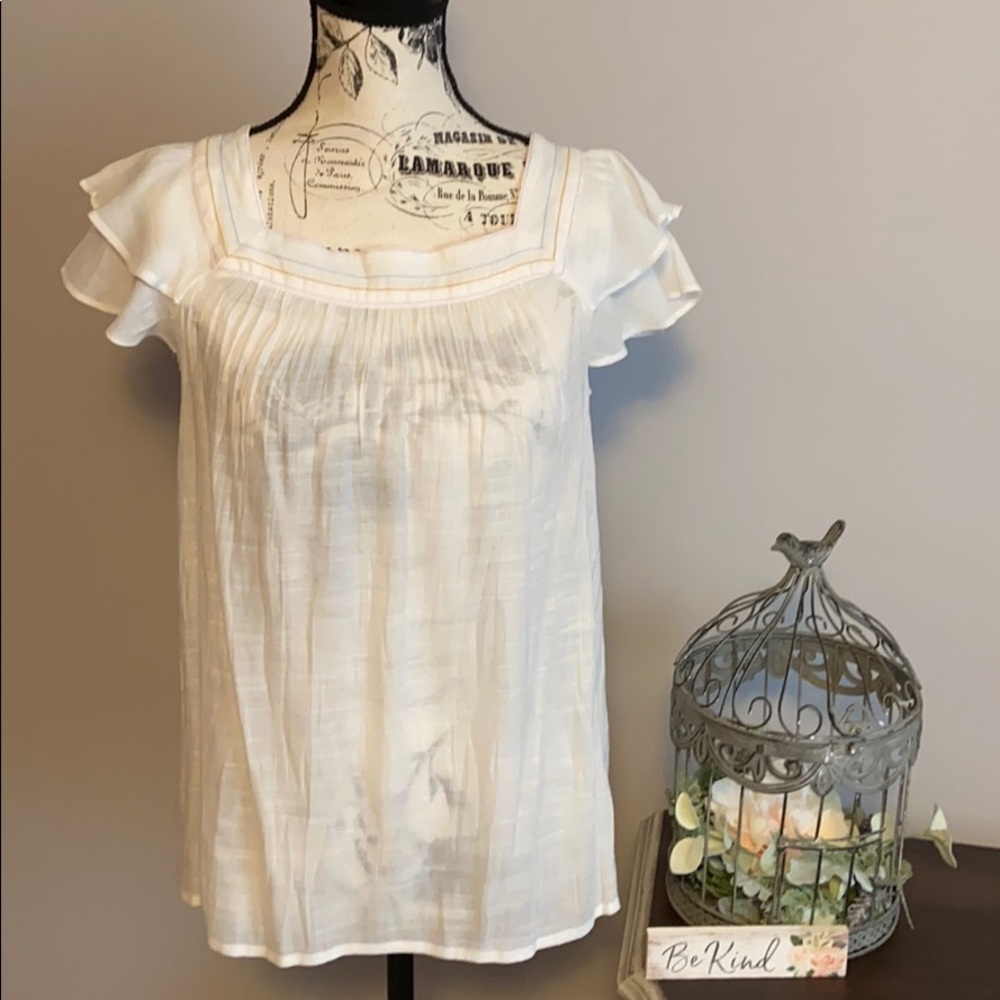 Lightweight Gauze Lauren Conrad Top